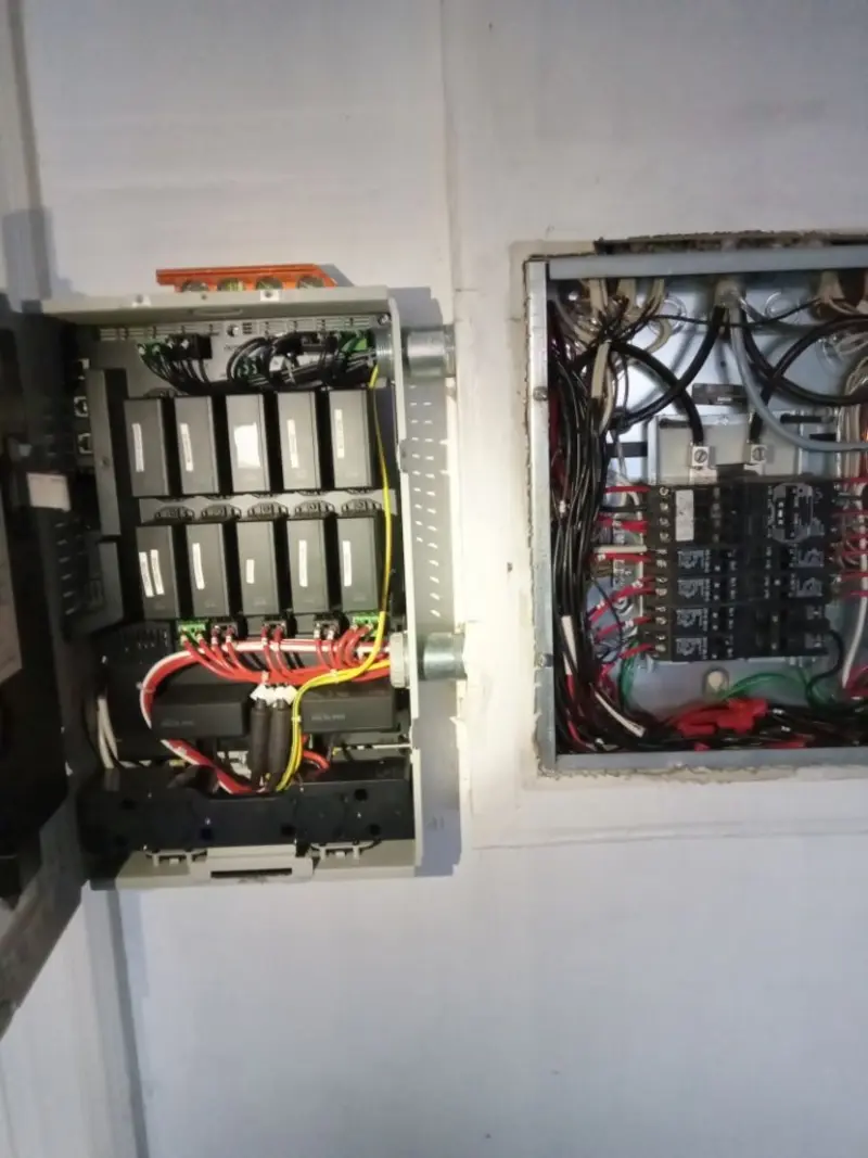 Electrical panel upgrade completed for Indoor Lighting Installation in Minneola